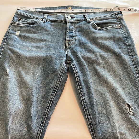 7 For All Mankind Josefina Skinny Boyfriend Size 28 - Picture 4 of 16